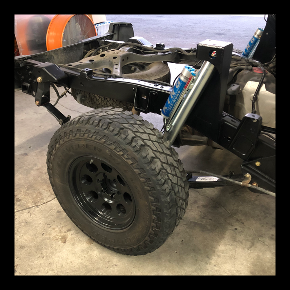 2005+ spring under Rear Shock Mounts JD Fabrication